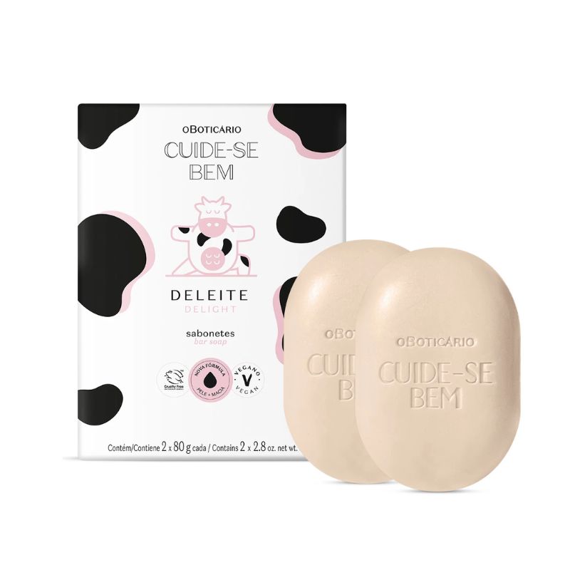 CUIDE-SE BEM SABONETE EM BARRA DELEITE 2X80G